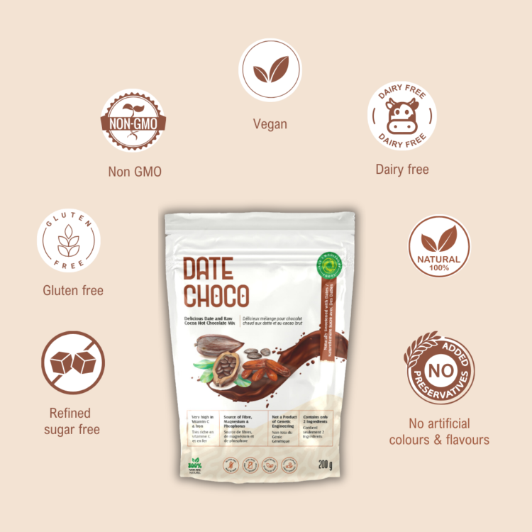 Aga's Date Choco features