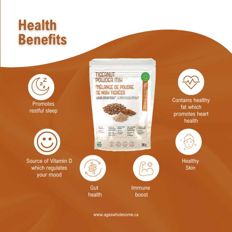 Aga's Tigernut Powder Mix benefits