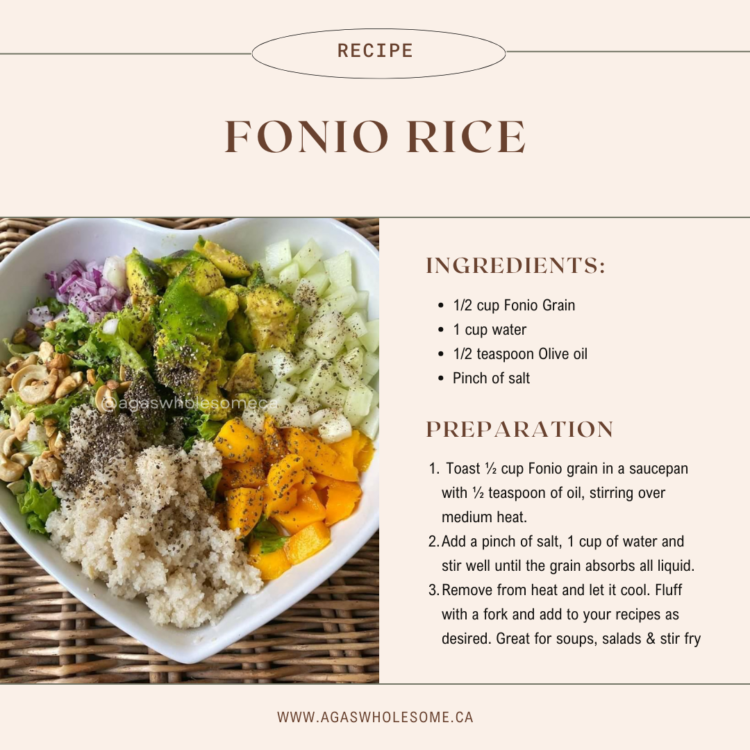 Fonio Rice Recipe